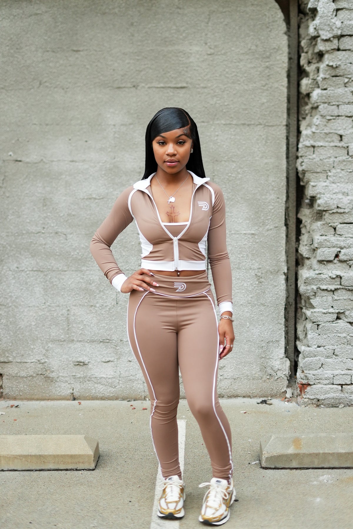 Women’s Brown Tracksuits