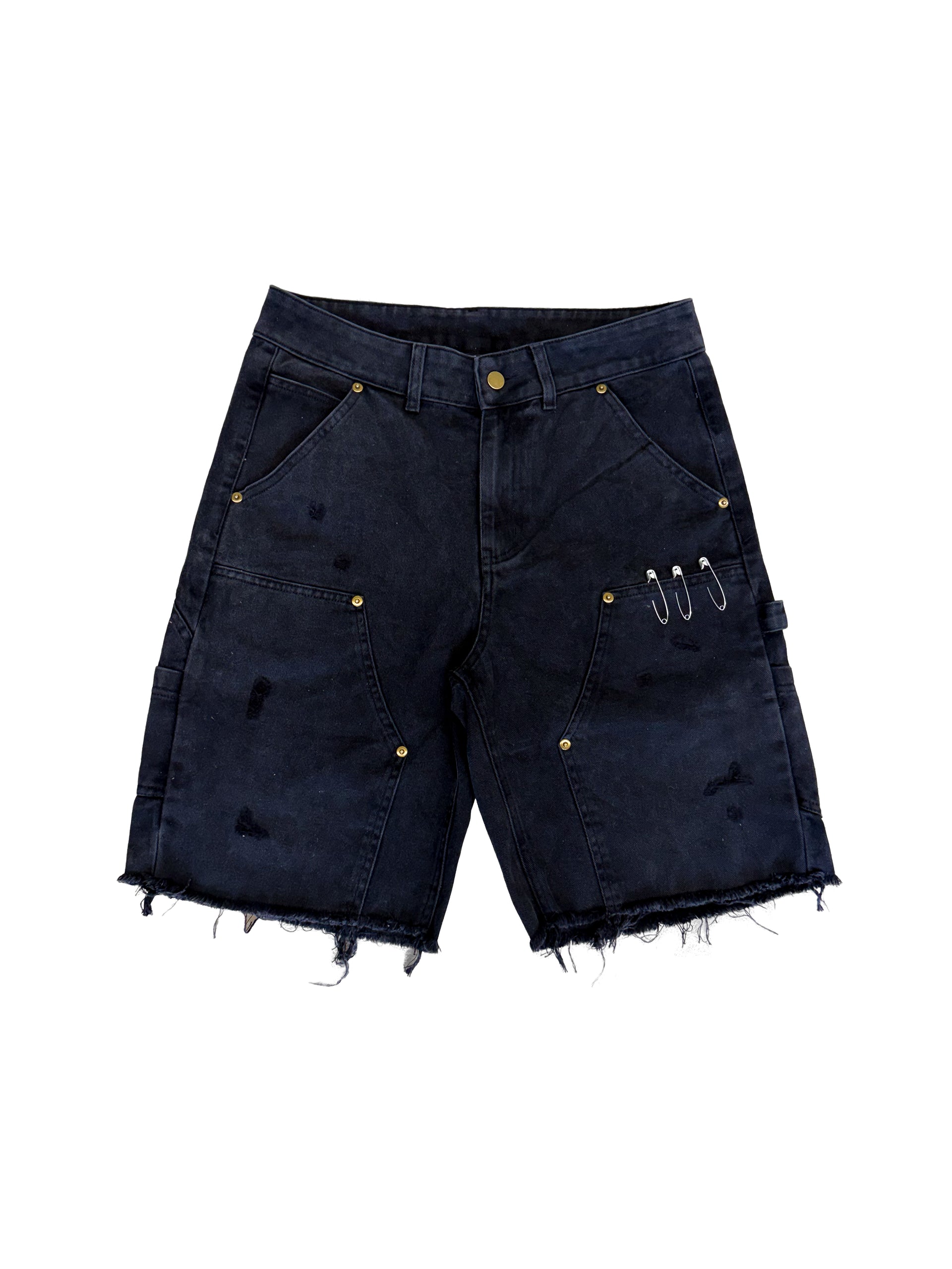 Black Carpenter Shorts