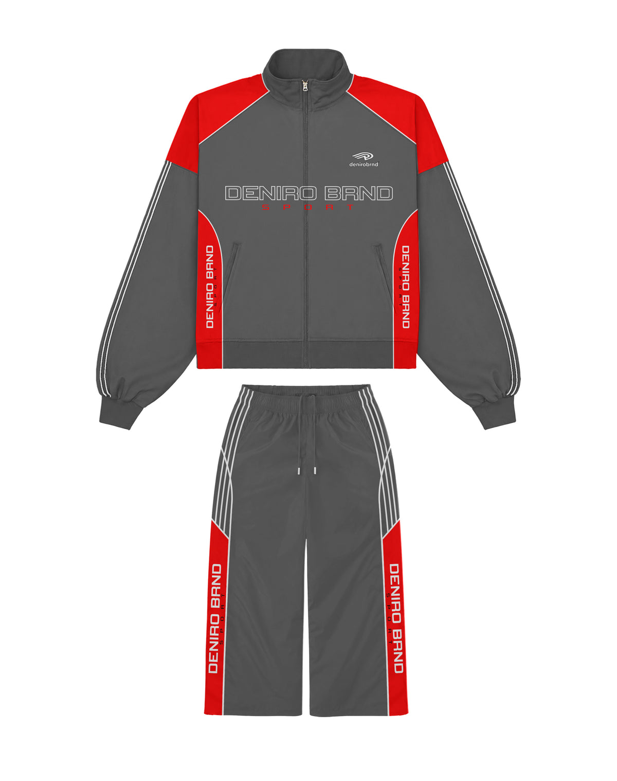 Grey Warm Up Tracksuit