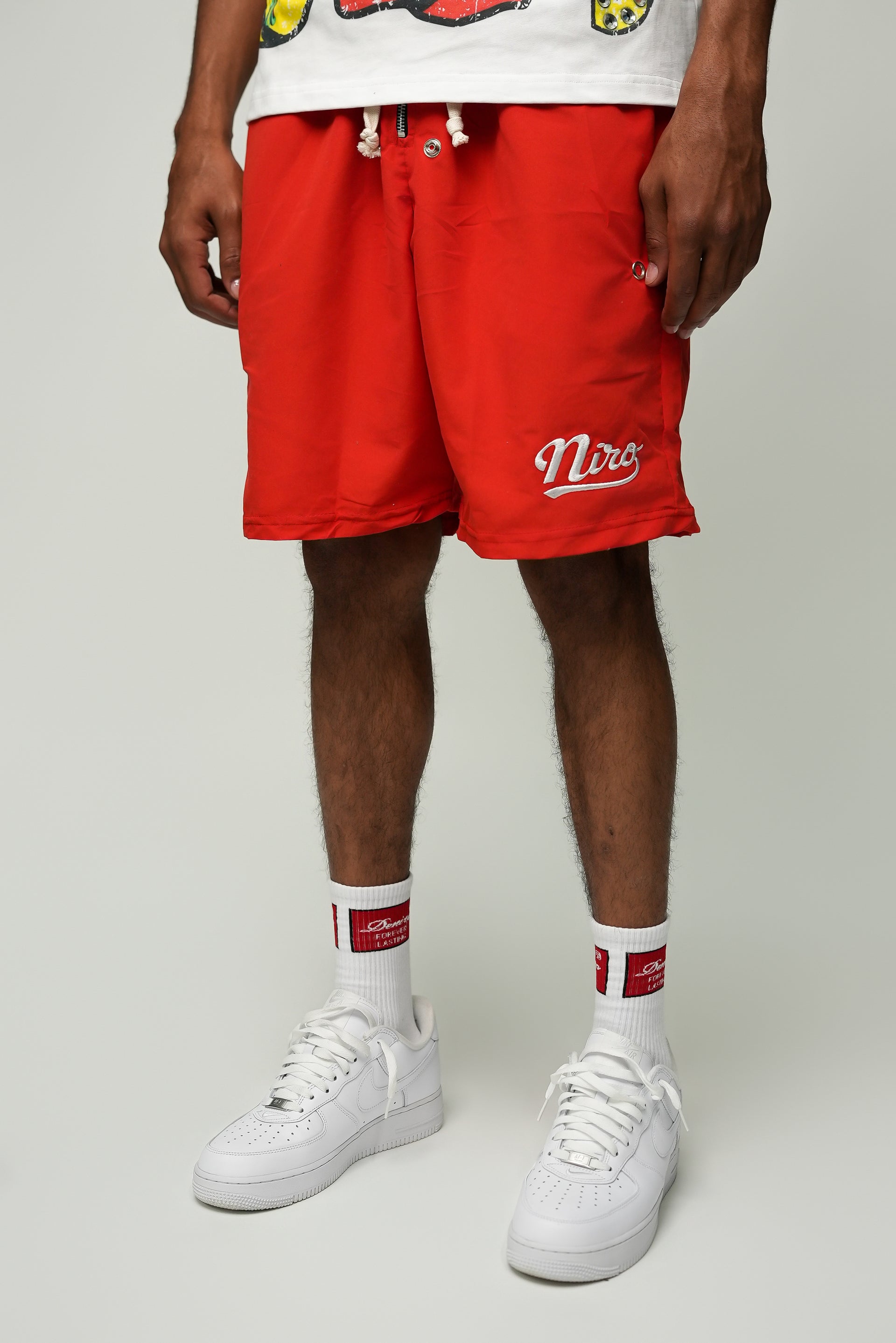 Red Niro Shorts