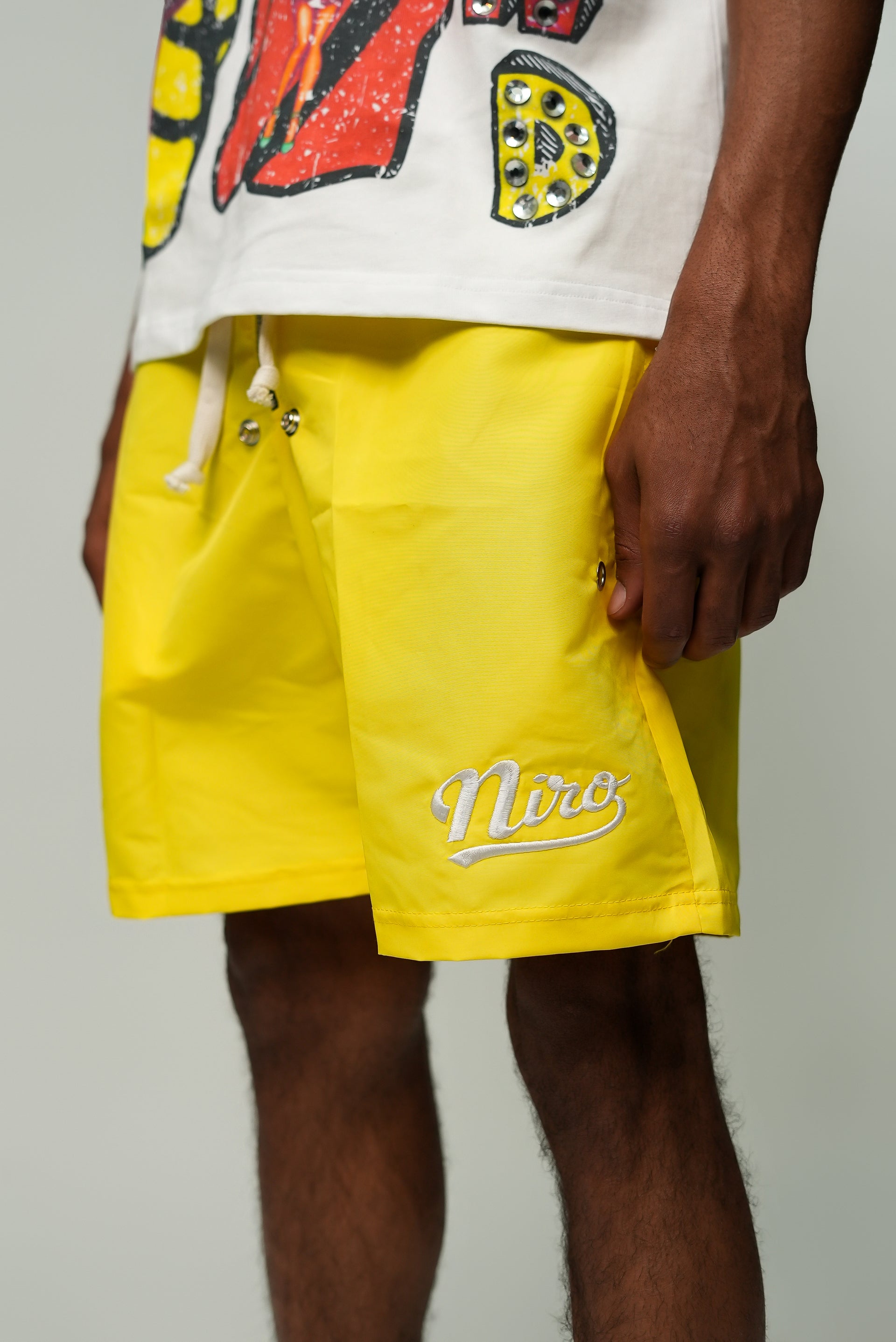 Yellow Niro Shorts