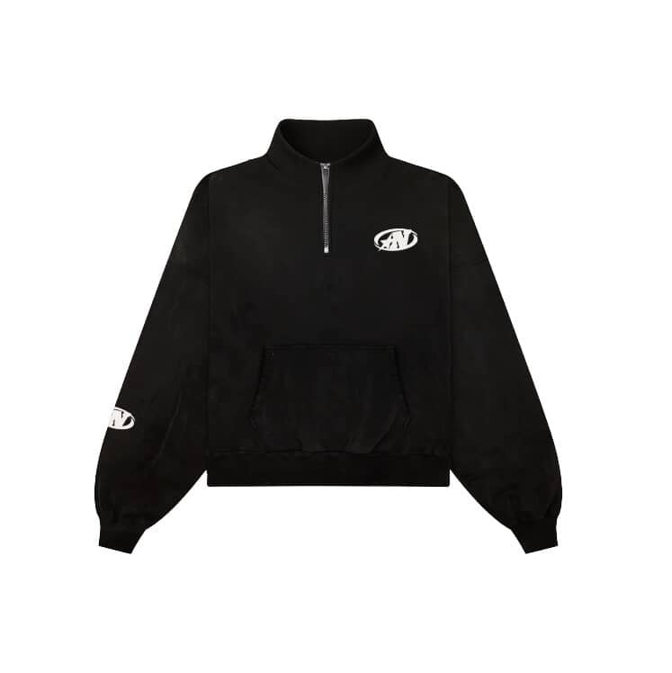 Black Qtr Zip set